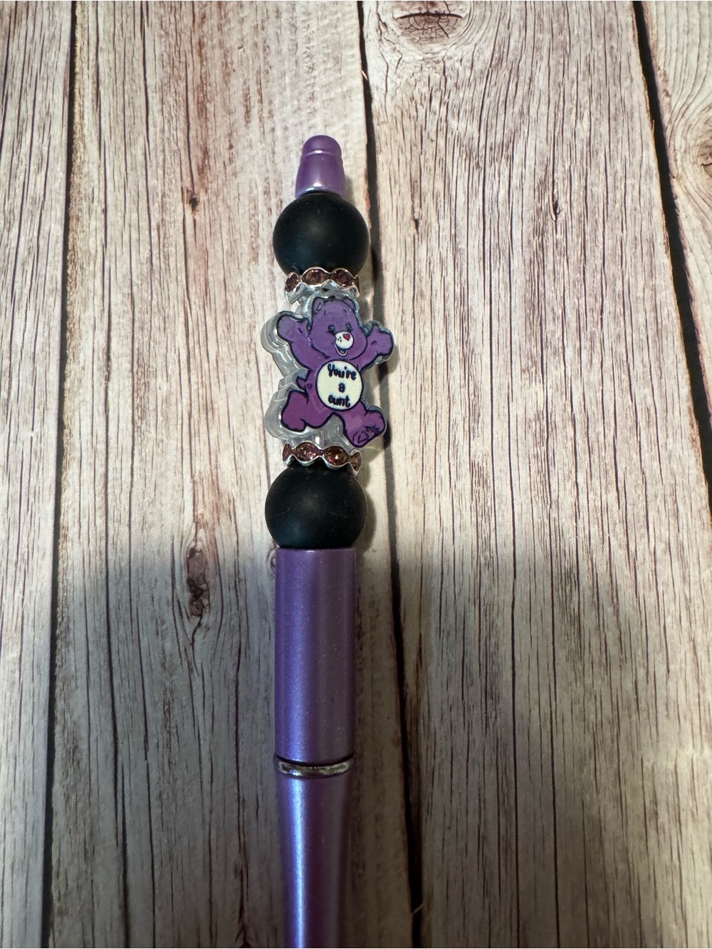 Purple Swear bear pen